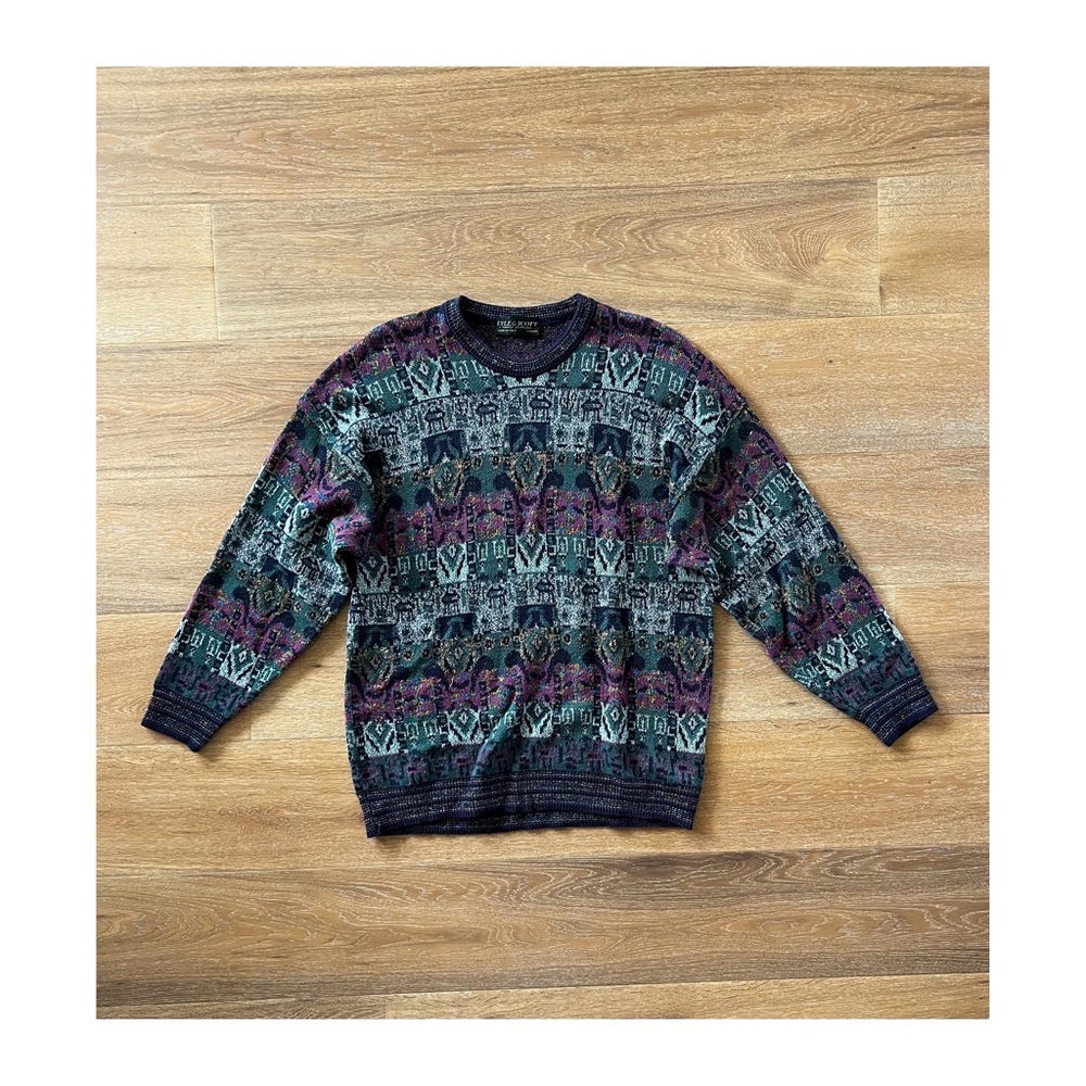 Lyle and Scott vintage Italian made wool sweater